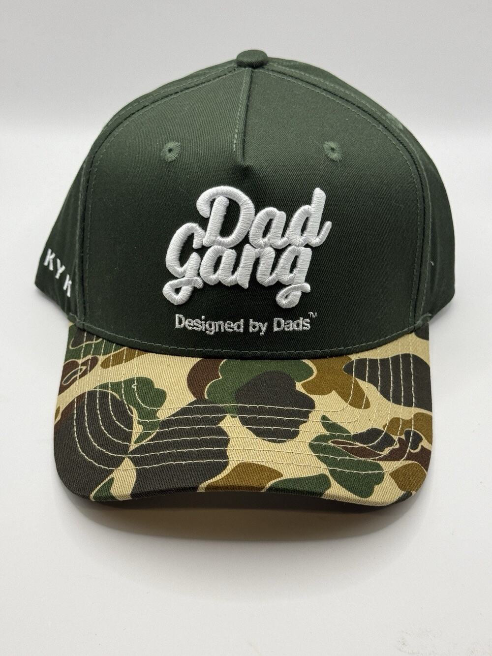 Dad Gang DG Duck Camo Hat Green SnapBack